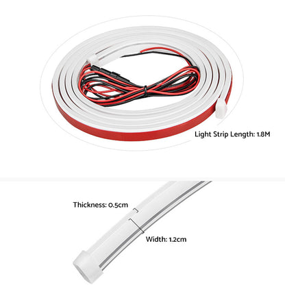 1. 8M  Start Scan Dynamic LED DRL Car Hood Light Strip Daytime Running Light.