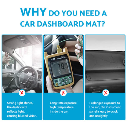 Non-Slip Dash Mat Suitable For Subaru Forester S5 2.5i-S 2019-2022 Dashboard Cover
