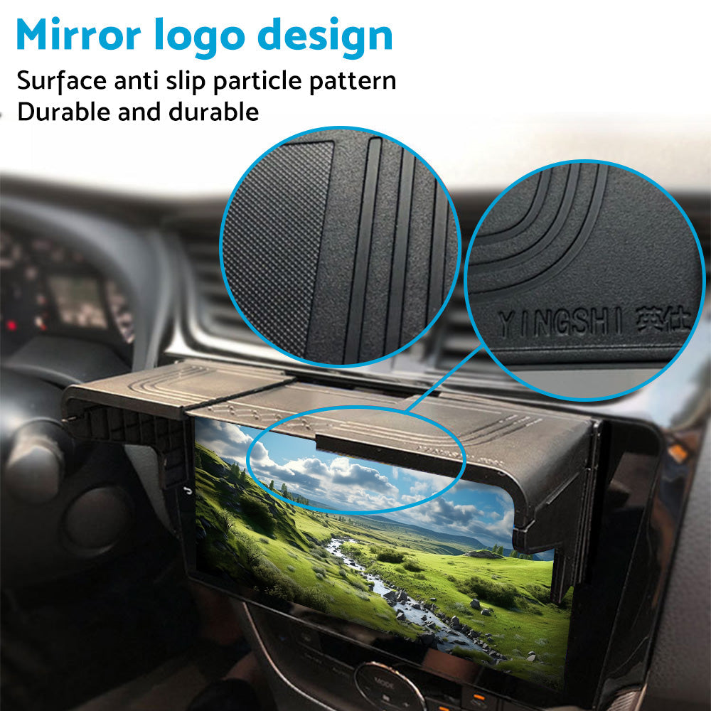 Anti-UV GPS Navigator Sunshade and Glare Visor Shield Suitable For 7-12 Inch GPS Devices