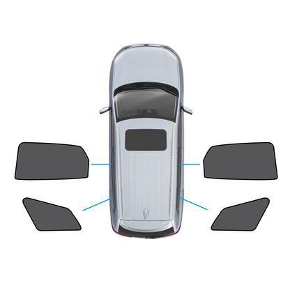 Triangular & Rear Window Magnetic Mesh Sunshades Suitable for Kia Sportage 21-24.