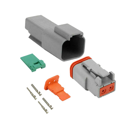 233pcs DT 2-Way Connector Kit Waterproof Plug Suitable for Auto Marine Electrica