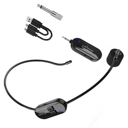 Wireless Microphone Headset 2.4G Suitable For Pro Audio Voice Teaching Outdoor Use