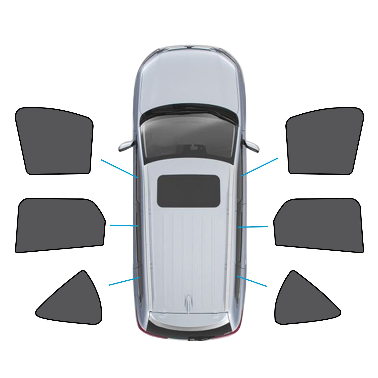 Car Window Sun Shade Magnetic Mesh Suitable For Mazda CX-60 2022-Present.