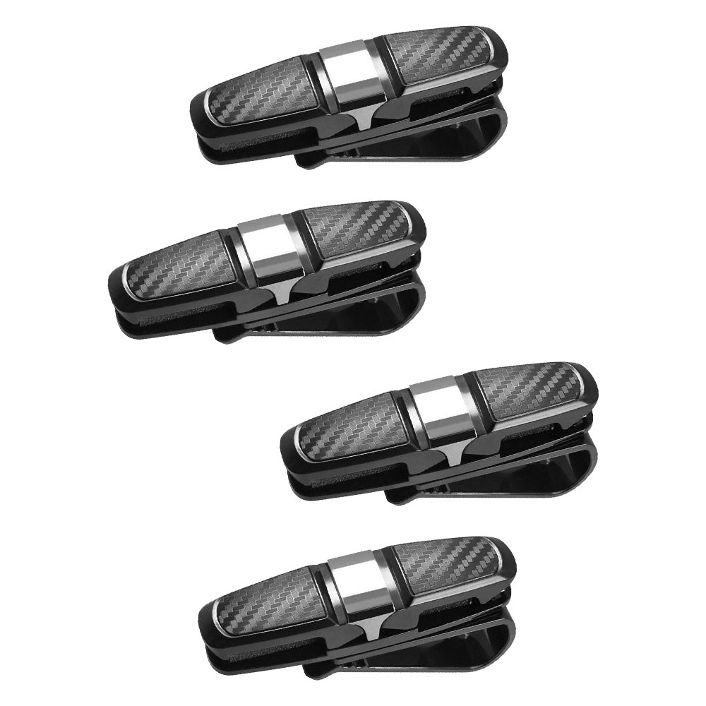 4x Sunglasses Holder Visor Clip Suitable for Universal Vehicles
