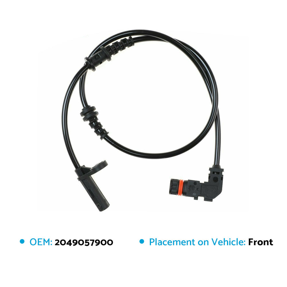 Front ABS Speed Sensor Fits For Mercedes Benz C Class C250 C350 W204 2049057900.