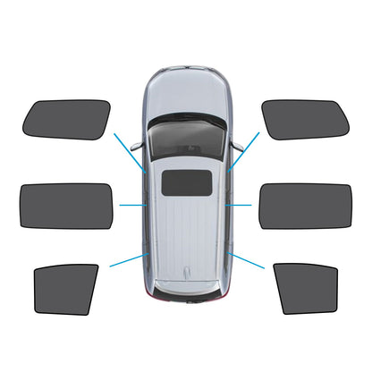 6x Window Magnetic Mesh Sunshades Front & Rear Suitable For Kia Carnival YP Series 2015-2020