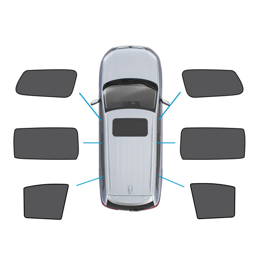 6x Window Magnetic Mesh Sunshades Front & Rear Suitable For Kia Carnival YP Series 2015-2020