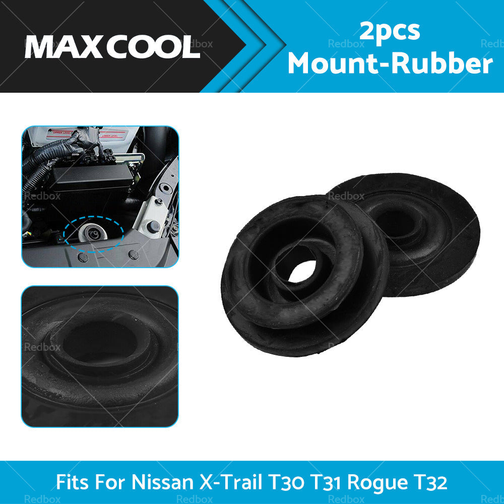 2x Rubber Fits For Nissan X-Trail T30 T31 Rogue T32 Radiator Bushing 21506-4M400.