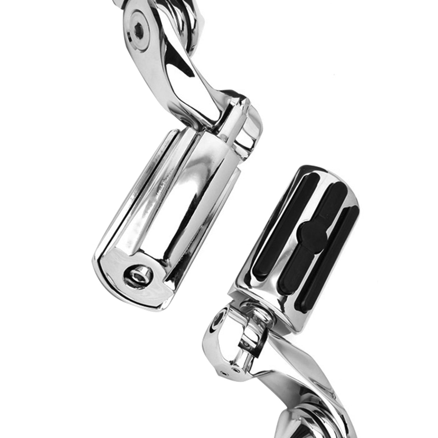 1-1 4''Motorcycle Highway Foot Pegs Chrome Engine Guard Suitable For Davidson AU.