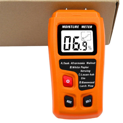 Digital LCD Wood Moisture Meter Damp Detector Timber Humidity Tester Analyzer.