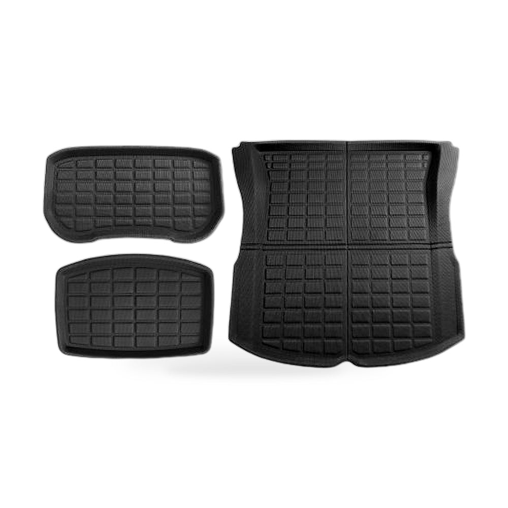 NEW Tesla Model 3 Highland 2024 Boot Liner Rear Frunk Cargo Trunk Mats Weisshorn - ZT2