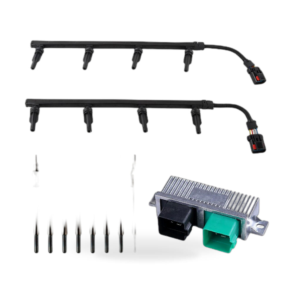 MT030018 6.0L 2004-2010 Ford Diesel Glow Plugs Gasket & Glow Plugs - ZT2