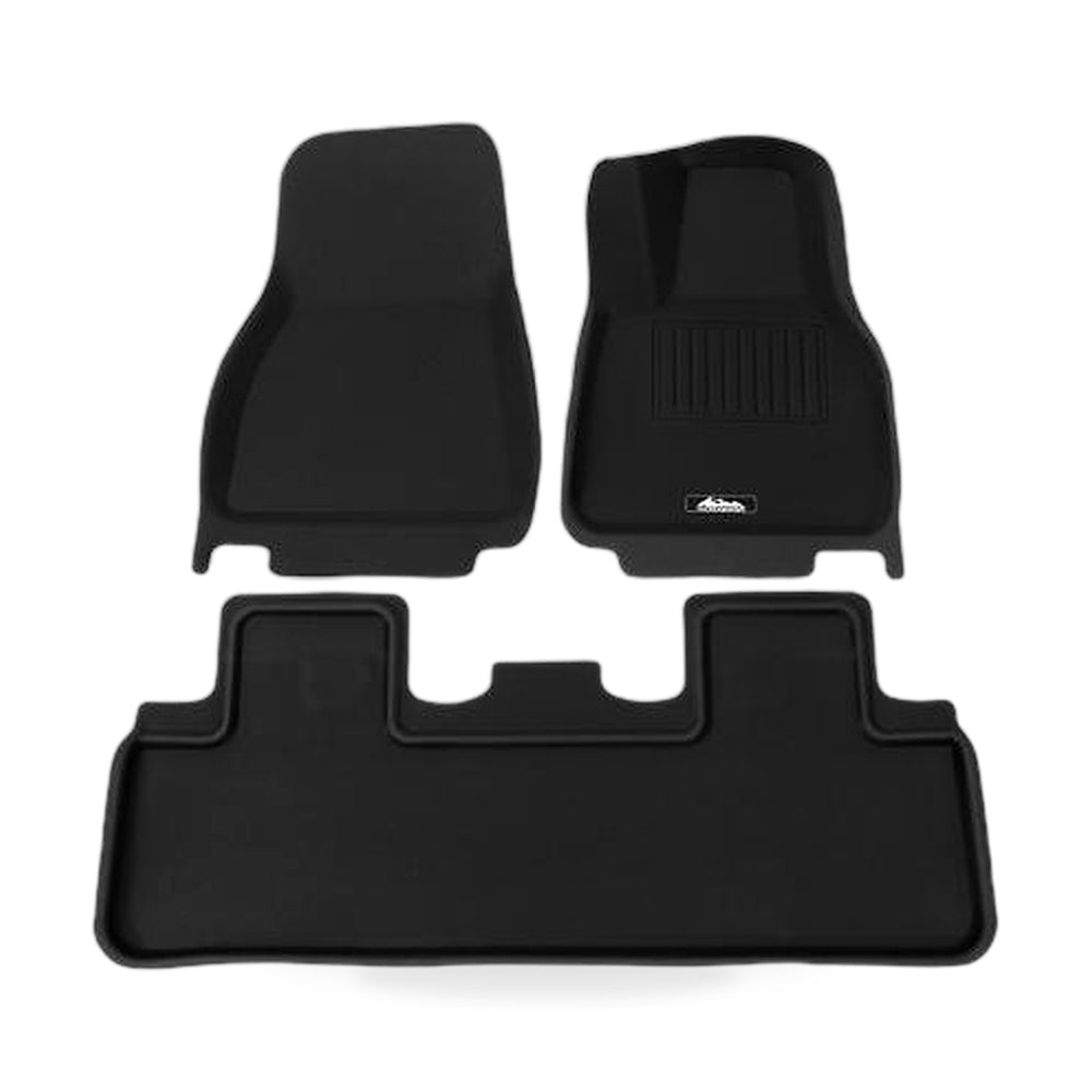 Weisshorn Tesla Model Y Rubber Mats Carpets Front Rear Set RHD 21-24 - ZT2