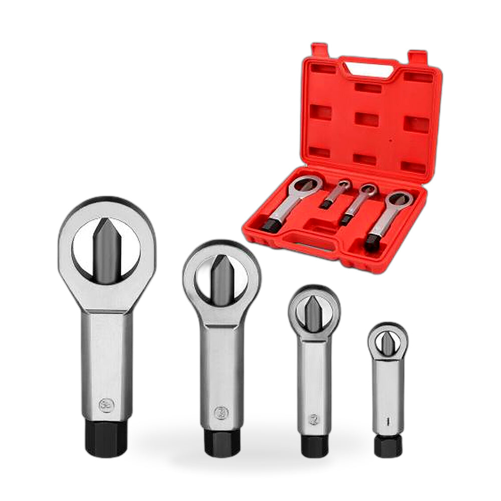 SEDY 4Pcs Metal Nut Splitter Kit Pressure Nut Cracker Remover Extractor Tool - ZT2