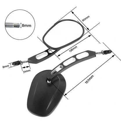 Motorcycle Rearview Mirrors Suitable for Harley Davidson Cross Bones