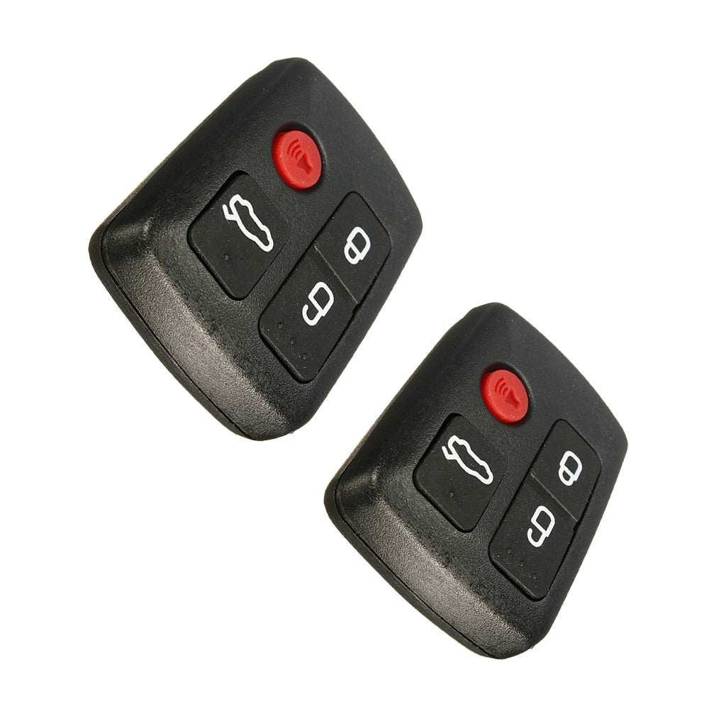 2x 4-Button 433MHz Remote Car Key Suitable For Ford Territory SX, XR6, XR8, Falcon BA / BF