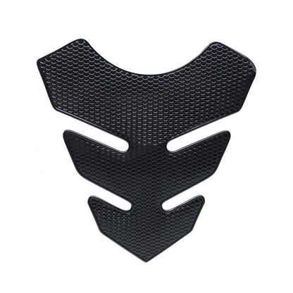 Wide Pure Black Motorcycle Gas Tank Pad Protector Decal Suitable For Motorbike