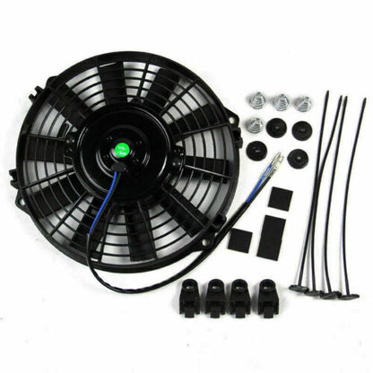 9 inch 12V Volt Electric Radiator Cooling Thermal Thermo Fan  Mounting Kits.