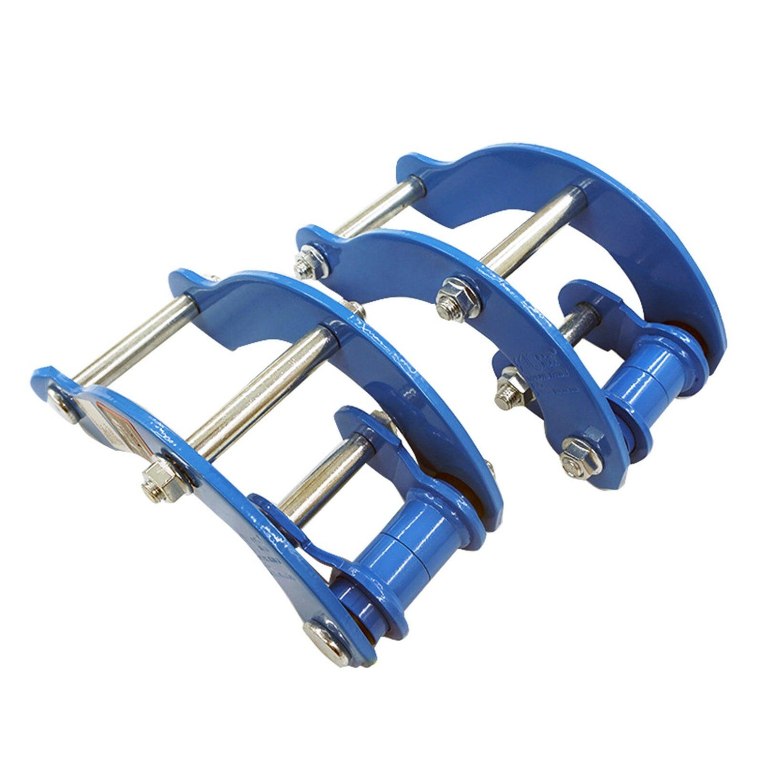 2x Rear Leaf Spring Extended 2 Inch Height Shackles Suitable For Isuzu Holden Rodeo.