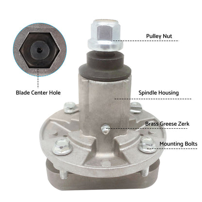 2xSpindle Assembly Suitable For John Deere Models L100 L107 L110 GY20050 GY20785.