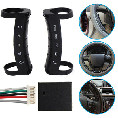 Universal Wireless Steering Wheel Remote Control Button for Car Stereo DVD