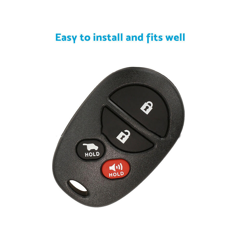 315 MHz Remote Car Key with Battery Suitable For Toyota Aurion Kluger 2006-2013.