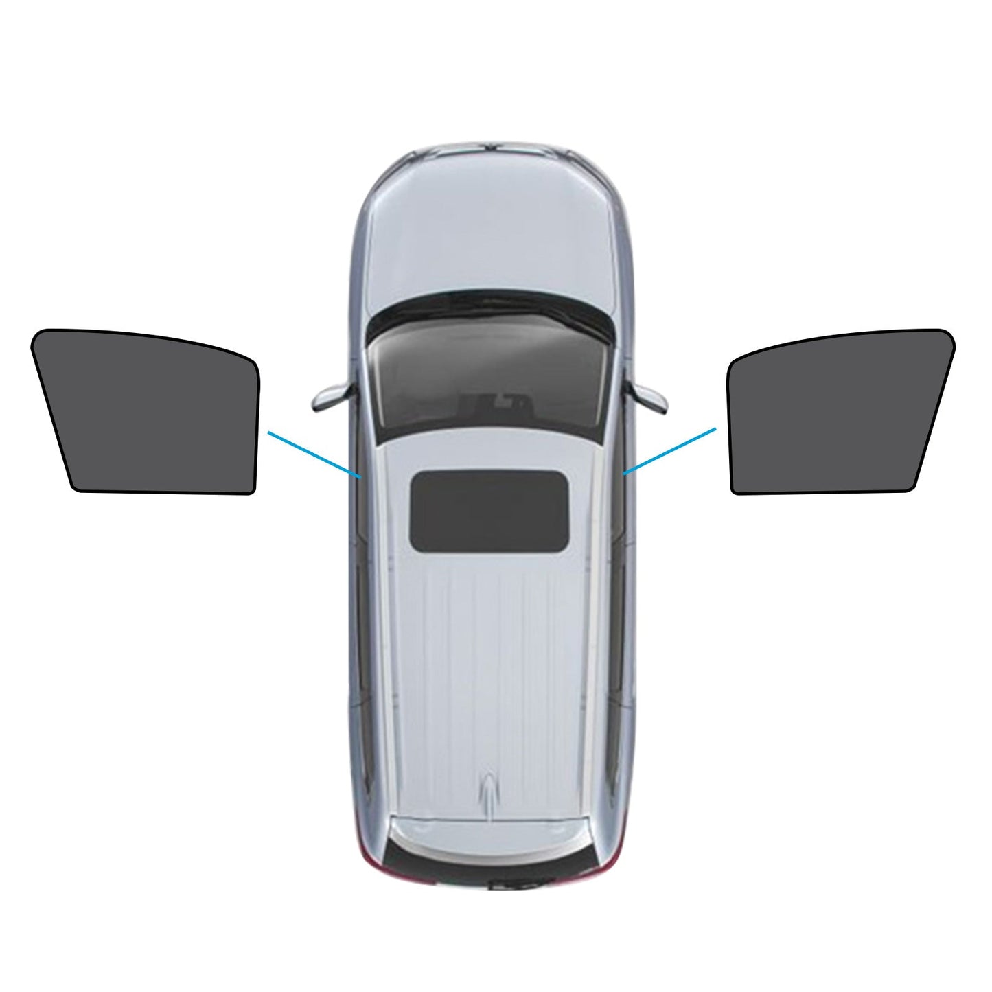 Car Window Magnetic Mesh Sun Blind Shades Suitable For Toyota Camry 2017-2025