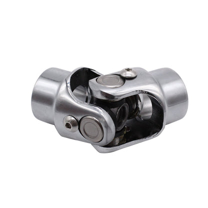 Universal Single Steering Shaft U-Joint Stainless Steel 3x3 or 4x4 inch Round