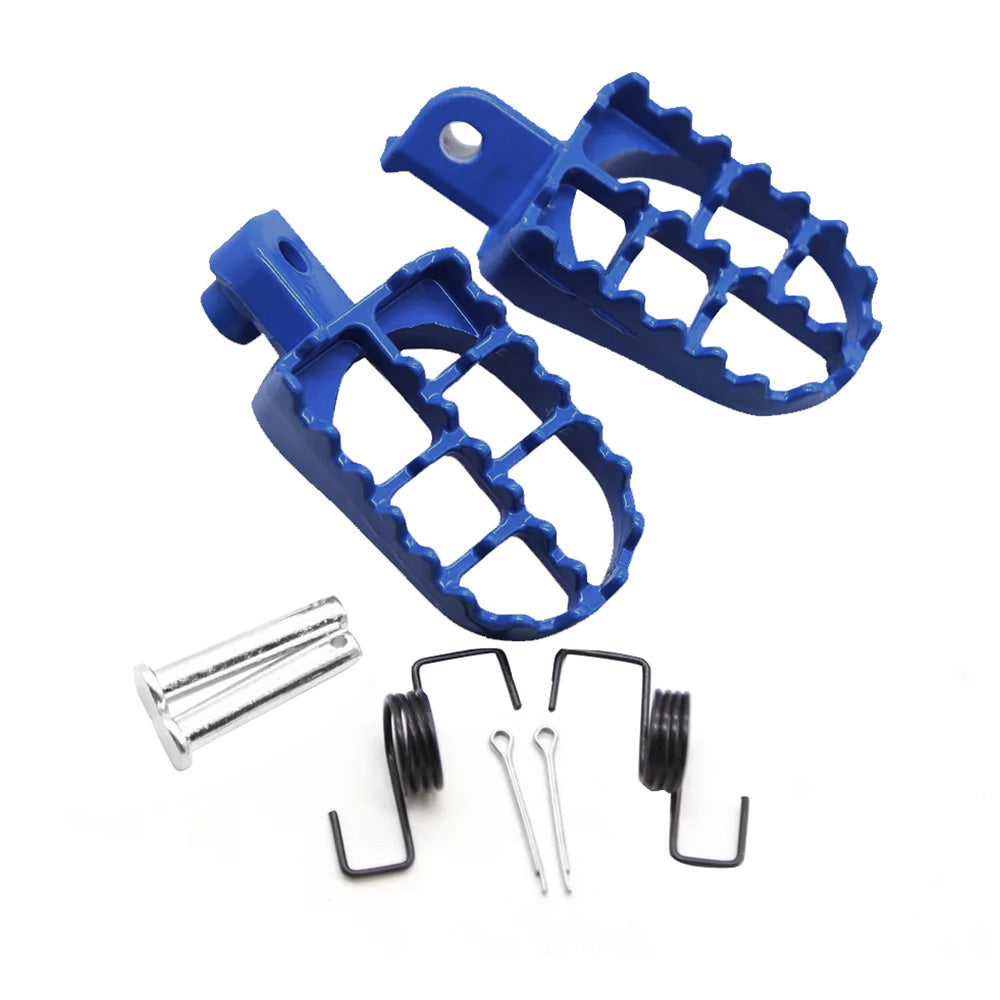 Blue FOOT PEG FOOTREST ASSEMBLY FOOTPEG Suitable For YAMAHA PW50 PY50 PEEWEE.