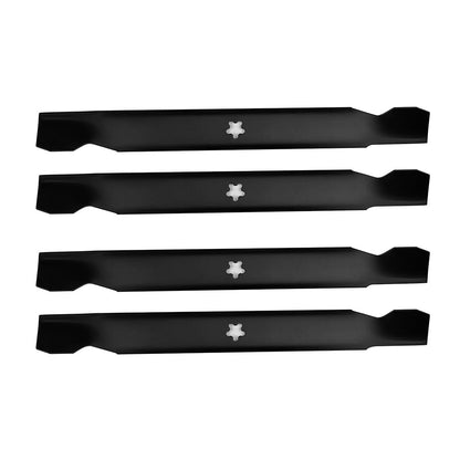 Mower Blades 4x Suitable For 42-Inch Husqvarna / Craftsman / Poulan Mowers 5321388871 / 138971