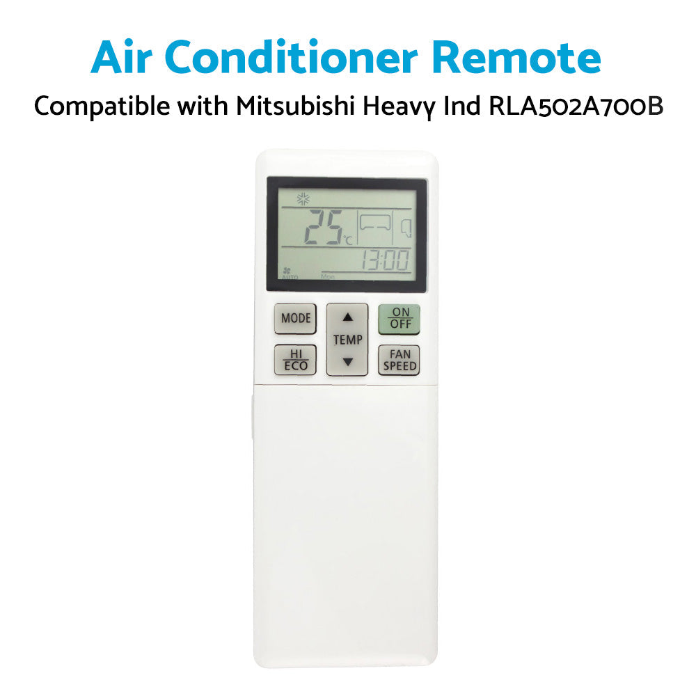 A or C Air Conditioner Remote Control RLA502A700B Suitable for Mitsubishi Heavy Ind.