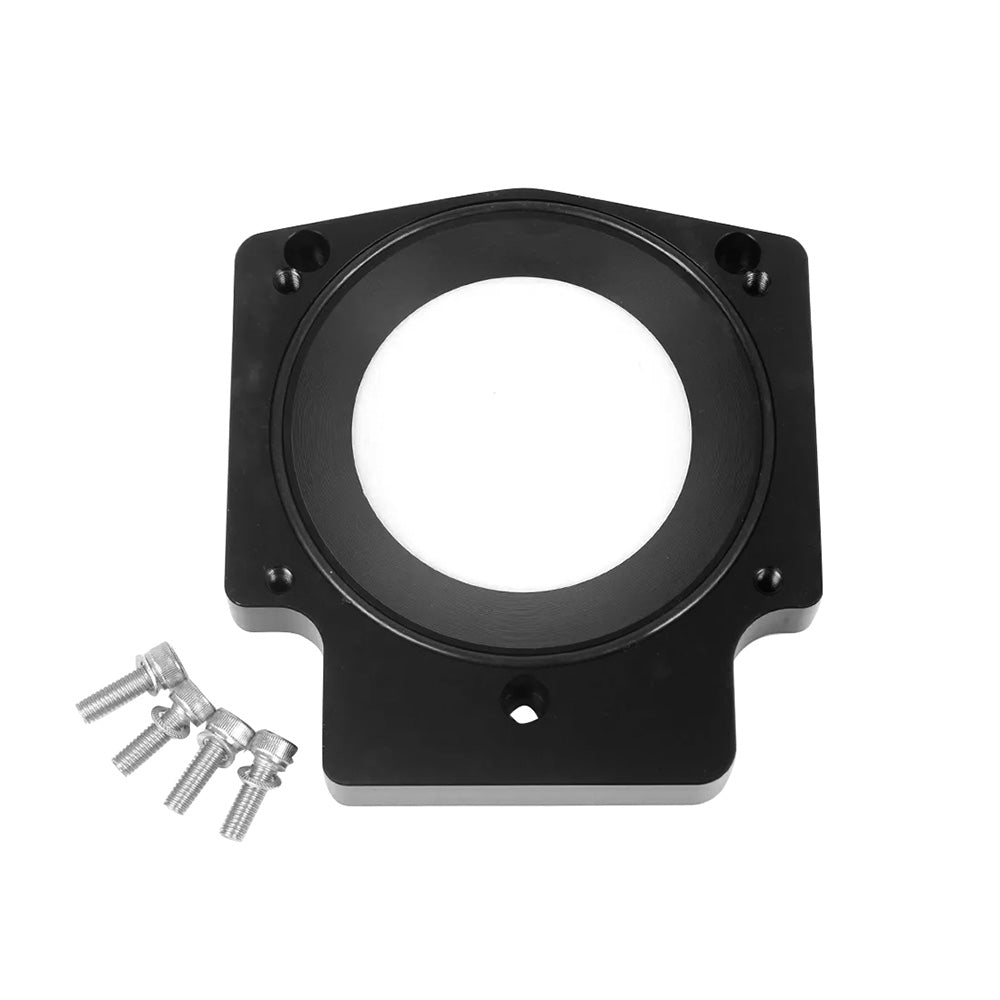 102mm Throttle Body Spacer Adapter Suitable for GM LS1 LS2 LS6 Engines Black