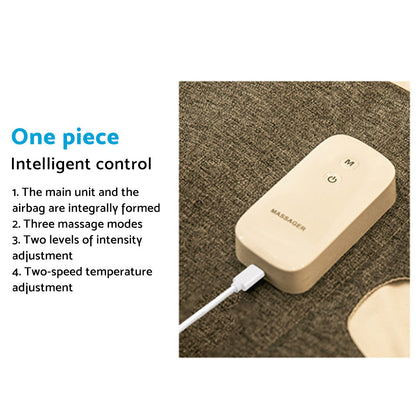 Calf Leg Electric Massager Heated Air Compression Circulation Wraps Rechargeable.
