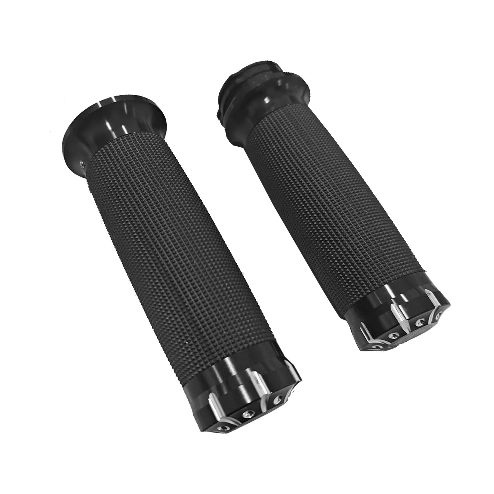 2PCS Motorcycle Handle Bar 1 inch  Hand Grip Suitable for Harley Dyna Sportster.