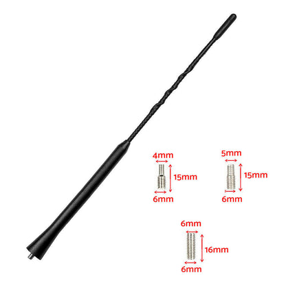 11" Universal Flexible Anti-Noise Beesting Ariel Antenna Suitable For Car Radio.