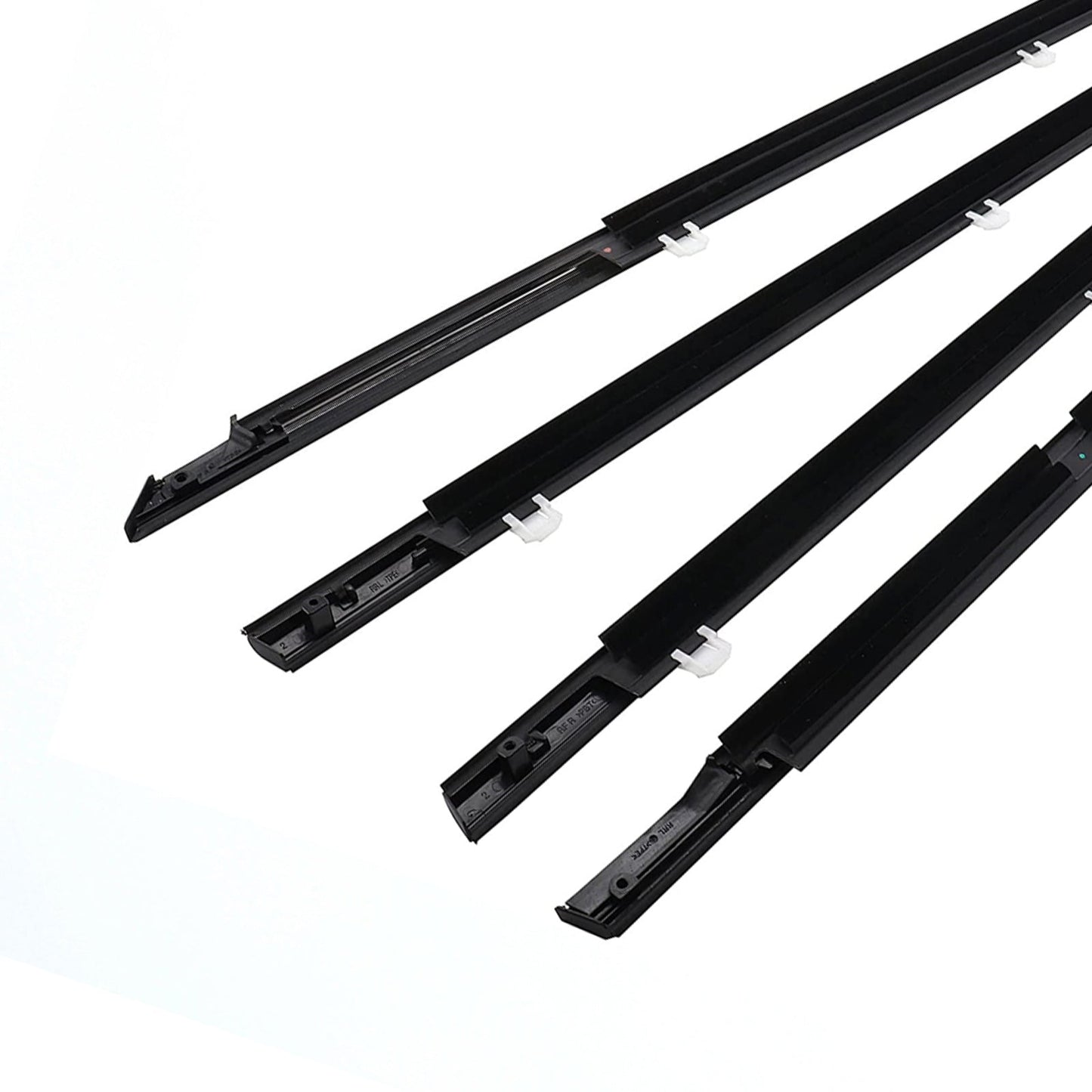 4x Window Glass Seal Weatherstrip Suitable for Honda Accord