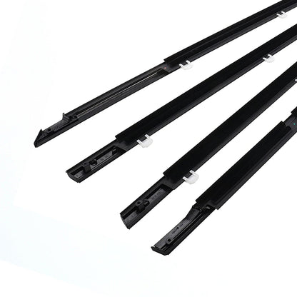 4x Window Glass Seal Weatherstrip Suitable for Honda Accord