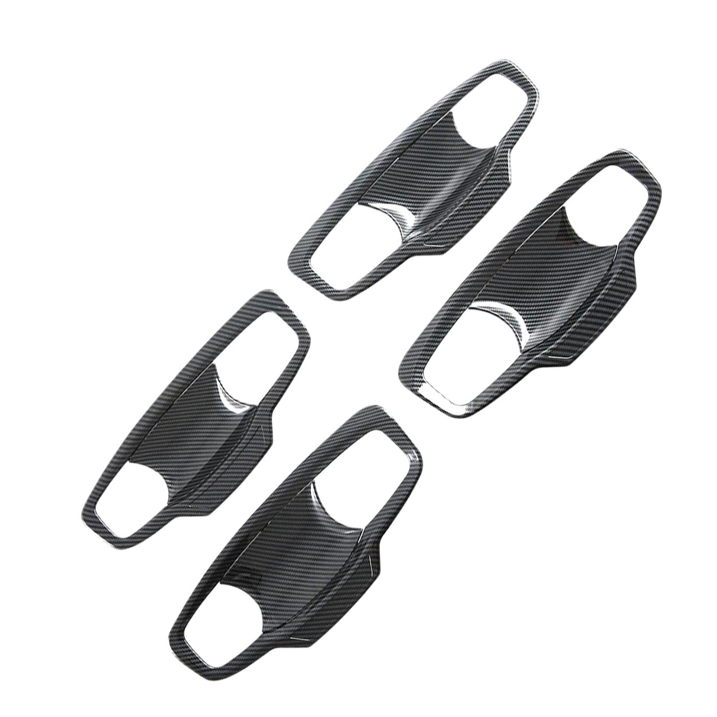Carbon ABS Door Handle Bowl Cover Trim Suitable For Mitsubishi MV Triton 2023-2025
