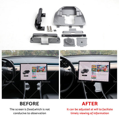 Fit Tesla Model 3 Model Y Screen Rotating Holder Navigation Vehicle Swivel Mount.