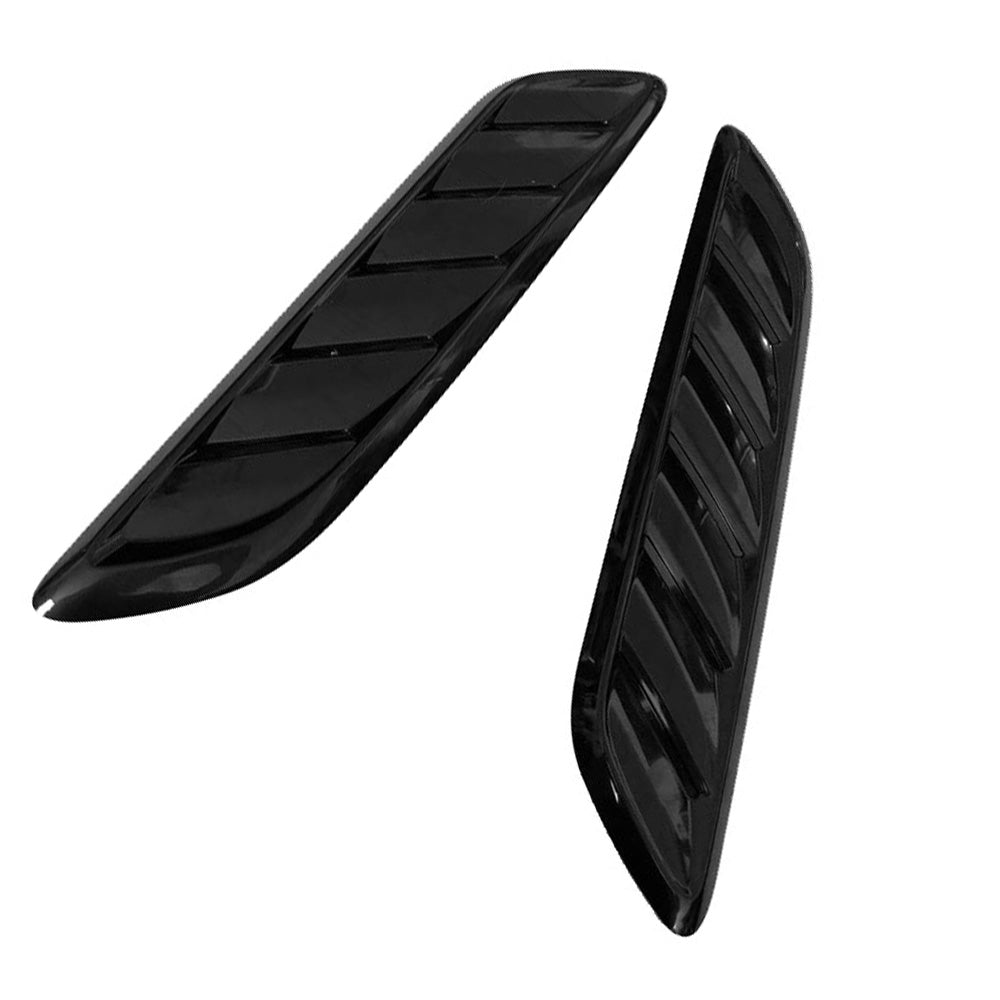 Gloss Black Bonnet Vents Suitable For Holden Commodore VF S SS  SSV  SV6 Redline.