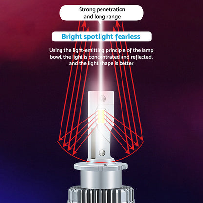 2PCS D4S LED Headlight Bulb Replace HID Xenon White 90W 6000K Conversion Kit.