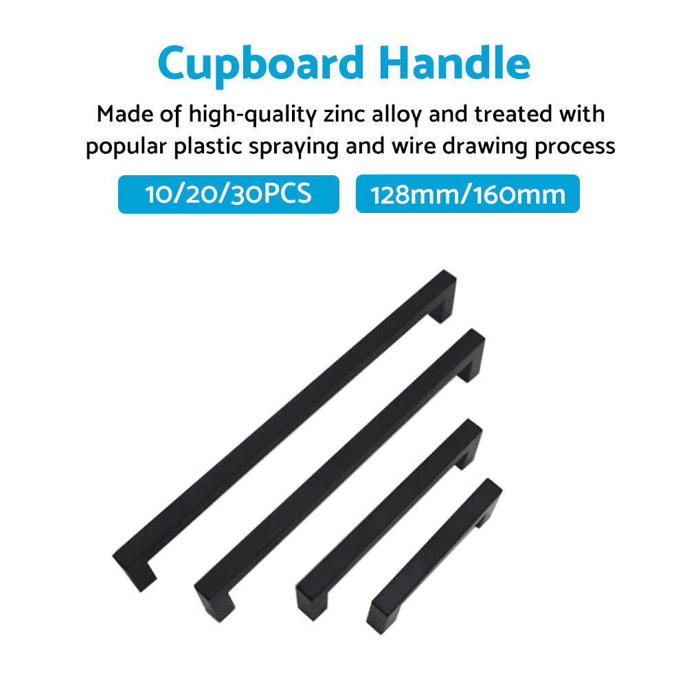 Square Kitchen Cabinet Handles Pulls Stainless Steel Door Knobs Drawer Handles.
