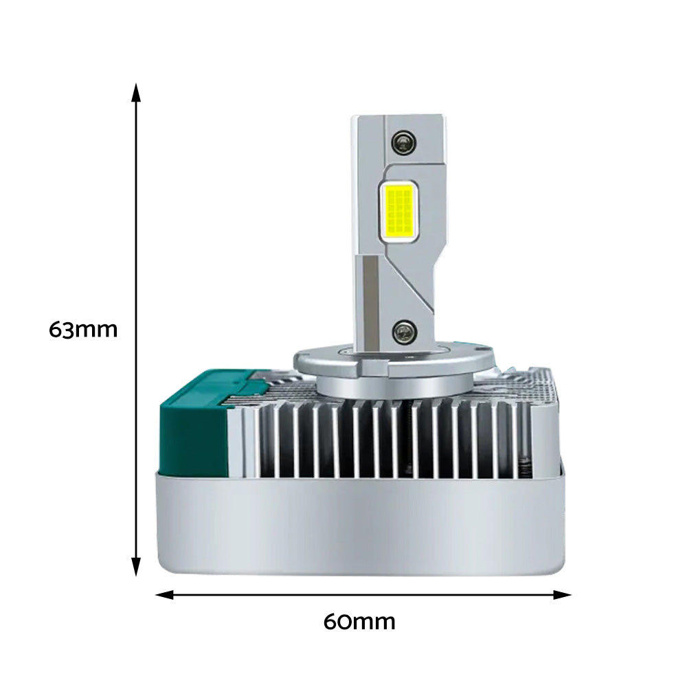 2pcs D5S LED Headlight Bulbs Conversion Kit Replace HID Xenon Lamps 6000K 90W.