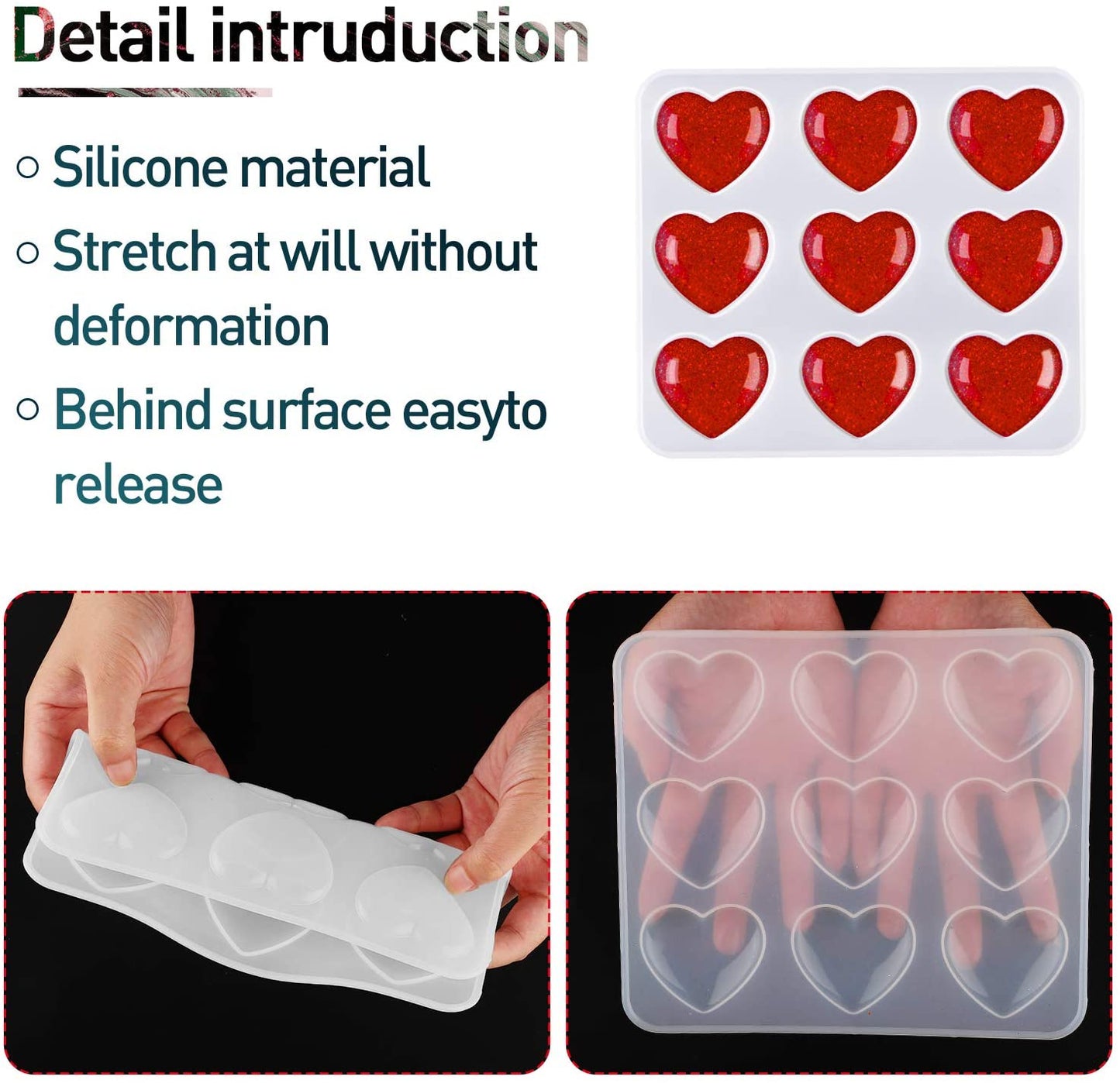 UV Resin Epoxy Casting Pigment Paste Mold Liquid Hard Glue Crystal Clear Crafts.