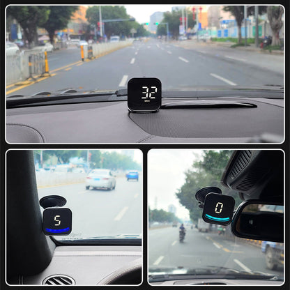 Digital Speedometer GPS HUD Head-Up Display Suitable for Car With MPH Overspeed