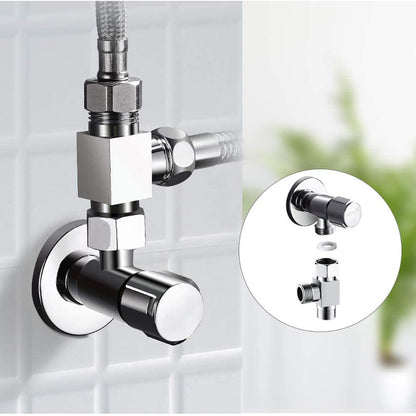 T Connector Toilet Bidet G1/2  3 Way Brass Chrome Diverter T Adapter AU.