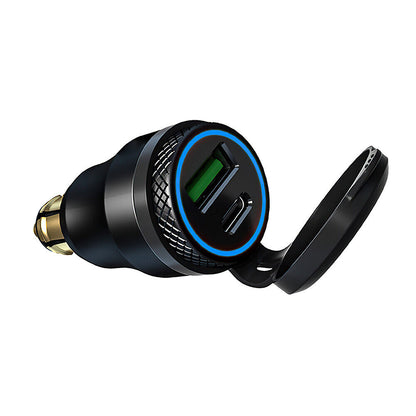 Dual USB Charger Hella DIN Type C Plug Socket Suitable For BMW Motorcycles / Ducati Motorcycles