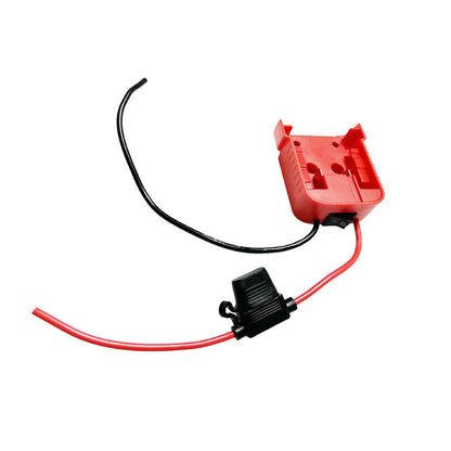 Battery Adapter With Built-In Fuse & Switch Suitable For Milwaukee 18V 14AWG