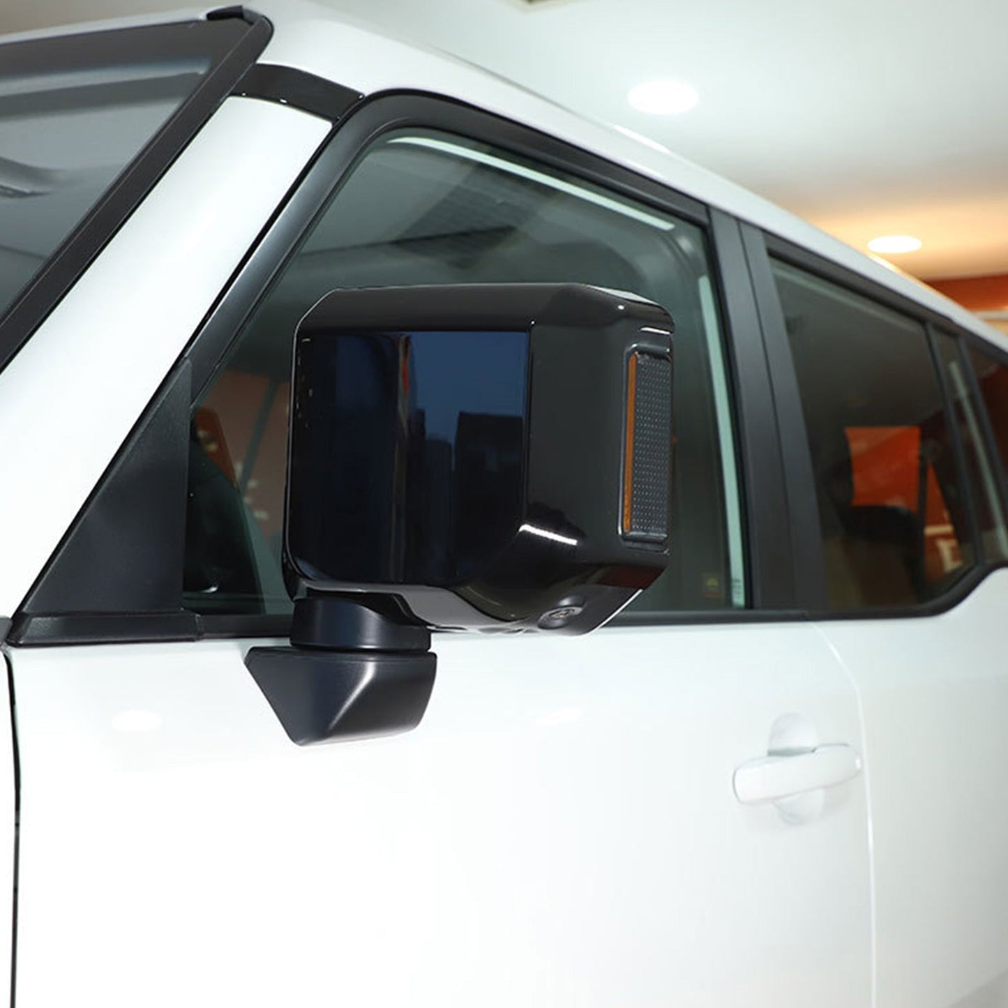 Door Handle & Rearview Mirror Cover Suitable For Toyota Prado LC250 2024 Glossy Black