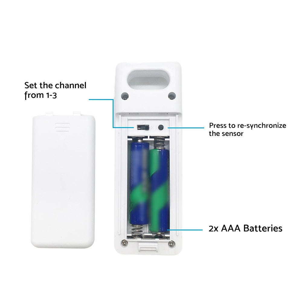Wireless Weather Station Thermometer Digital Temperature Humidity Monitor Home.
